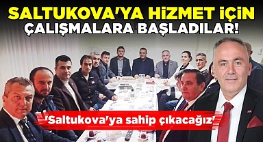 Saltukova'ya hizmet için çalışmalara başladılar!
