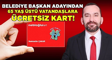 65 yaş üstü vatandaşlara ücretsiz kart!