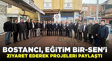 Bostancı, Eğitim Bir-Sen Çaycuma Temsilciliğini ziyaret ederek projeleri paylaştı