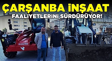 Çarşanba İnşaat faaliyetlerini sürdürüyor!
