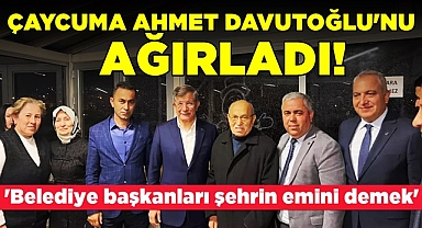 Çaycuma Ahmet Davutoğlu'nu ağırladı!