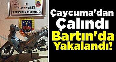 Çaycuma'dan çalındı, Bartın'da yakalandı!