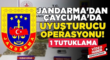 Jandarma'dan Çaycuma'da uyuşturucu operasyonu!