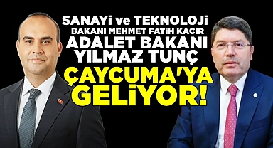 Kacır ve Tunç Çaycuma'ya geliyor!