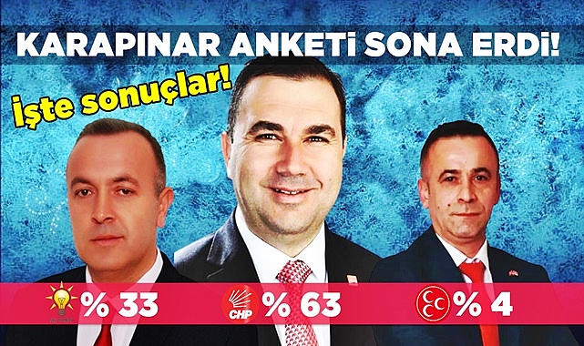 Karapınar anketi sona erdi! İşte sonuçlar!
