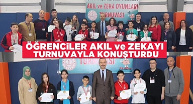 Öğrenciler akıl ve zekayı turnuvayla konuşturdu