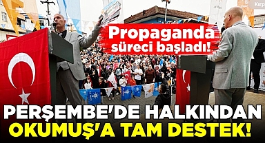 Perşembe halkından Okumuş'a tam destek!