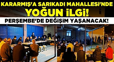 Perşembe Sarıkadı Mahallesi'nde Kararmış'a yoğun ilgi!