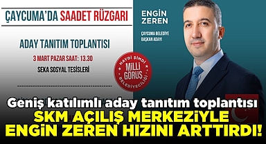 Saadet Partisi aday tanıtım ve SKM açılışını görkemli yapacak!