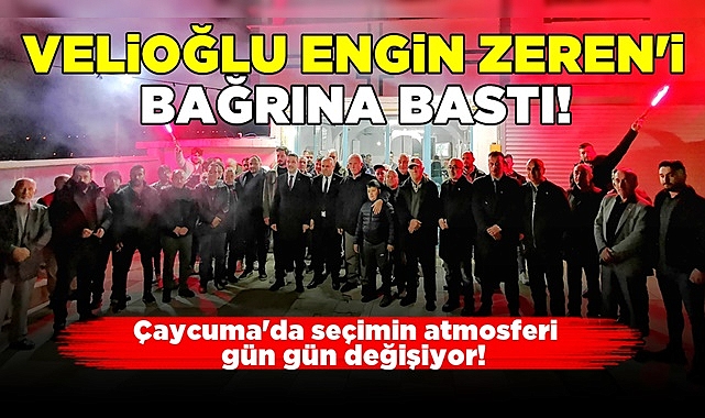 Velioğlu Engin Zeren'i bağrına bastı!