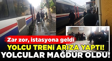 Yolcu treni arıza yaptı! / Yolcular mağdur oldu!
