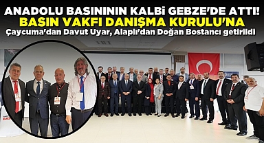 Anadolu basınının kalbi Gebze'de attı! Basın Vakfı kurulu seçimleri yapıldı