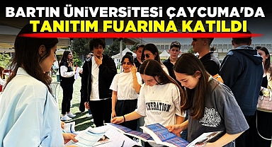 Bartın Üniversitesi Çaycuma'da tanıtım fuarına katıldı