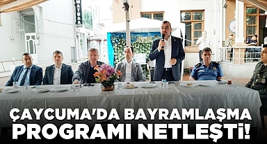 Çaycuma'da bayramlaşma programı netleşti!