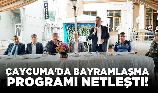 Çaycuma'da bayramlaşma programı netleşti!