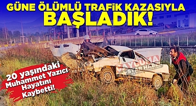 Çaycuma'da ölümlü trafik kazası! 20 yaşındaki genç hayatını kaybetti!