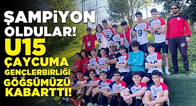 Çaycuma Gençlerbirliği U15 şampiyon oldu!
