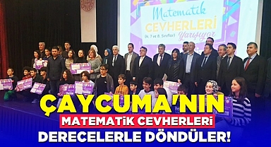 Çaycuma'nın 'Matematik Cevherleri' derecelerle döndüler!