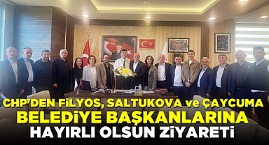 CHP'den seçimleri kazanan belediye başkanlarına ziyaret