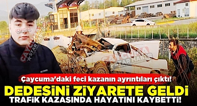 Dedesine ziyarete geldi, trafik kazasında hayatını kaybetti!
