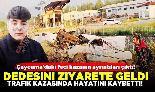 Dedesine ziyarete geldi, trafik kazasında hayatını kaybetti!