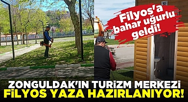 Filyos'a bahar uğurlu geldi! Yaz hazırlıkları başladı!