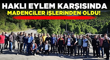 Haklı eylem karşısında madenciler işlerinden oldu!