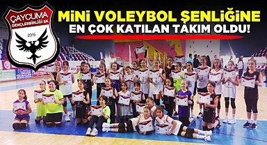 Mini voleybol şenliğine en çok katılan takım Çaycuma Gençlerbirliği oldu!
