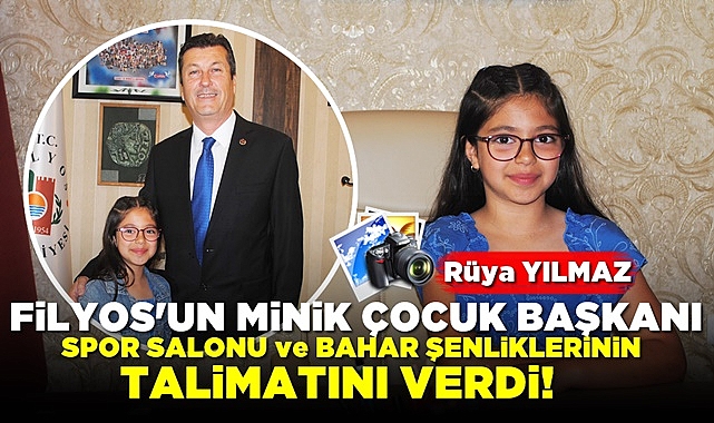 Minik çocuk başkandan spor salonu ve bahar şenlikleri talimatı!