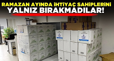 Ramazan ayında ihtiyaç sahiplerini yalnız bırakmadılar!