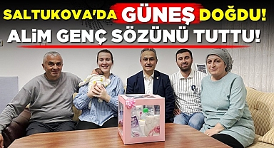 Saltukova'da 'Güneş' doğdu! Alim Genç sözünü tuttu!