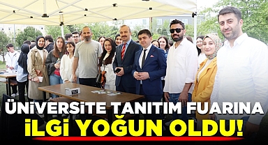 Üniversite tanıtım fuarına ilgi yoğun oldu!