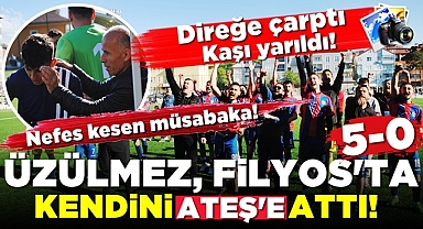 Üzülmez, Filyos'ta kendini 'Ateş'e attı! 5-0