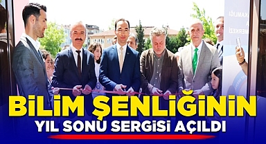 Bilim şenliğinin yıl sonu sergisi açıldı