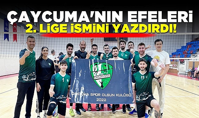 Çaycuma'nın efeleri 2.lige ismini yazdırdı!