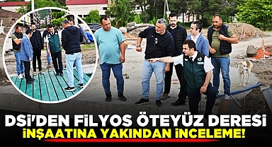 DSİ'den Filyos Öteyüz deresi inşaatına yakından inceleme!