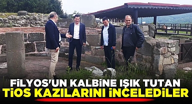Filyos'un kalbine ışık tutan TİOS kazılarını incelediler!
