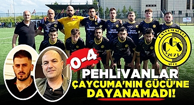 Pehlivanlar Çaycuma'nın Gücü'ne dayanamadı! 