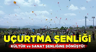 Uçurtma şenliği kültür ve sanat şenliğine dönüştü!