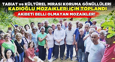 Çaycuma'da akıbeti belli olmayan mozaikler!