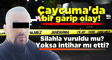 Çaycuma'da bir garip olay! Silahla vuruldu mu? Yoksa intihar mı etti?