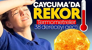 Çaycuma'da rekor! Termometreler 38 dereceyi geçti!