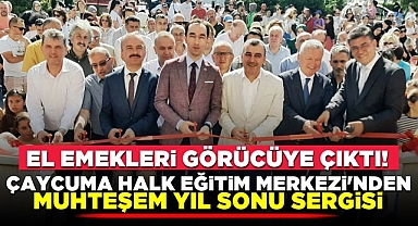 Çaycuma Halk Eğitim Merkezi'nden muhteşem yıl sonu sergisi