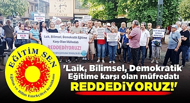 Eğitim Sen: 'Laiklik ve bilim karşıtı yeni müfredatı reddediyoruz!'