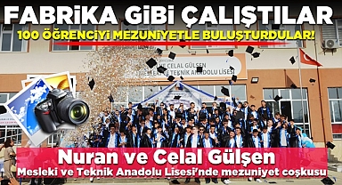 Fabrika gibi çalıştılar, 100 öğrenciyi mezuniyetle buluşturdular!