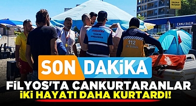 Filyos'ta cankurtaranlar iki hayatı daha kurtardı!