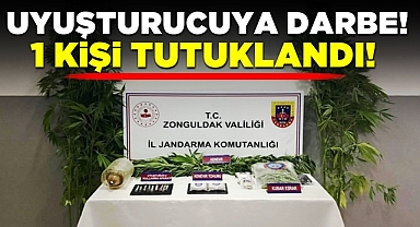 Uyuşturucuya darbe! 1 kişi tutuklandı!