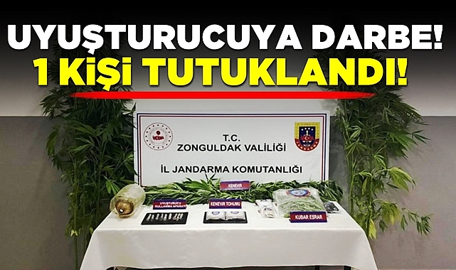 Uyuşturucuya darbe! 1 kişi tutuklandı!