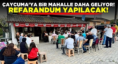 Çaycuma'ya bir mahalle daha geliyor!