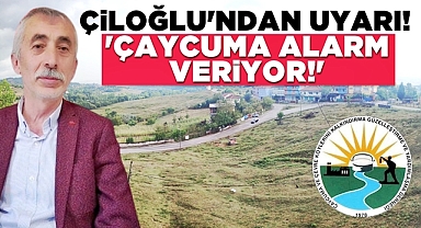 Çiloğlu'ndan uyarı! 'Çaycuma alarm veriyor!'